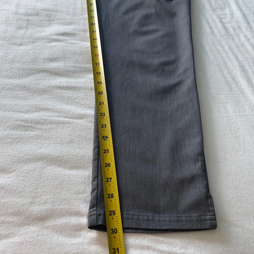 FIGS Technical Collection Scrub Pants Mens L Heather Charcoal Gray Teal